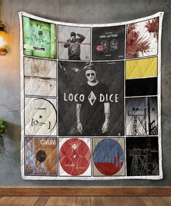 Loco Dice Album Covers Quilt Bedding Set - Perfect For Music Lovers