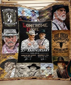 Lonesome Dove 30th Anniversary Quilt Bedding Set with Vintage Poster