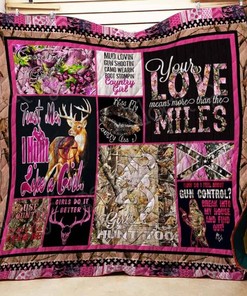 Long-distance Love Hunting Quilt Bed Set