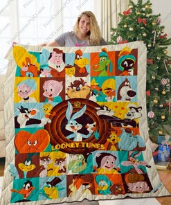 Looney Tunes Animation All Characters Quilt Bedding Set for Kids