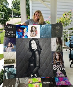 Lorde Music Quilt Blanket - Lorde Music Collection Quilt Bedding Set