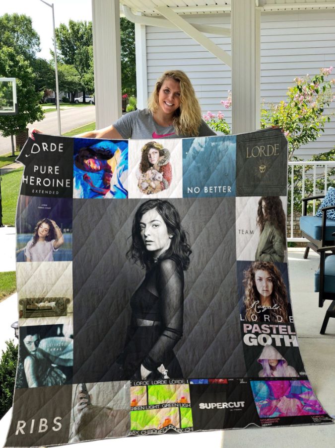 Lorde Music Quilt Blanket - Lorde Music Collection Quilt Bedding Set