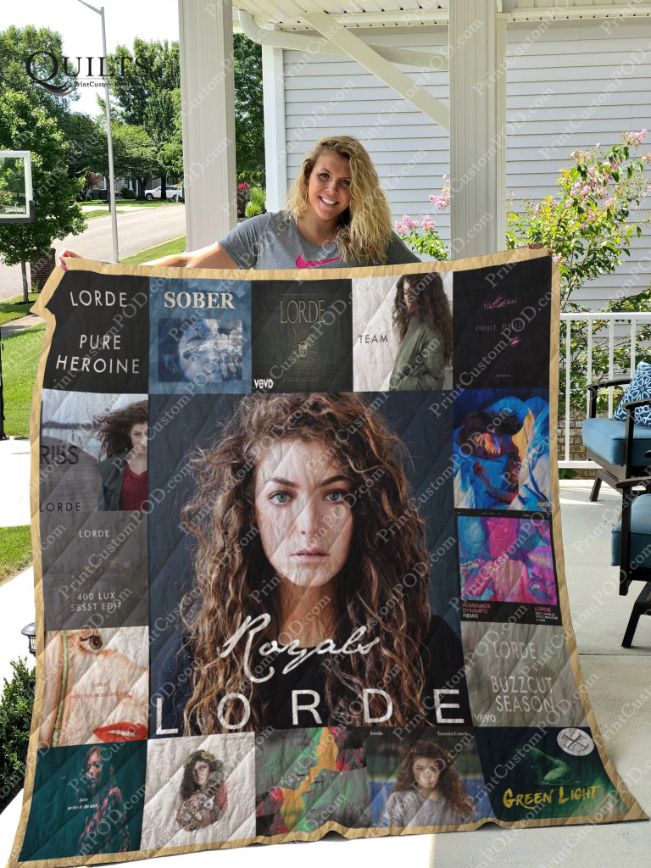 Lorde Royals Albums For Fans Ver Collection Quilt Blanket For Fans Vintage Collection Quilt Bedding Set