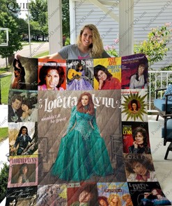 Loretta Lynn's Iconic Country Hits Quilt Bedding Set