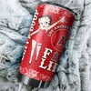 Los Angeles Angels Betty Boop MLB Tumbler with a Retro Flair