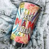 Los Angeles Angels MLB Tumbler - Best Mom Ever Flower Edition