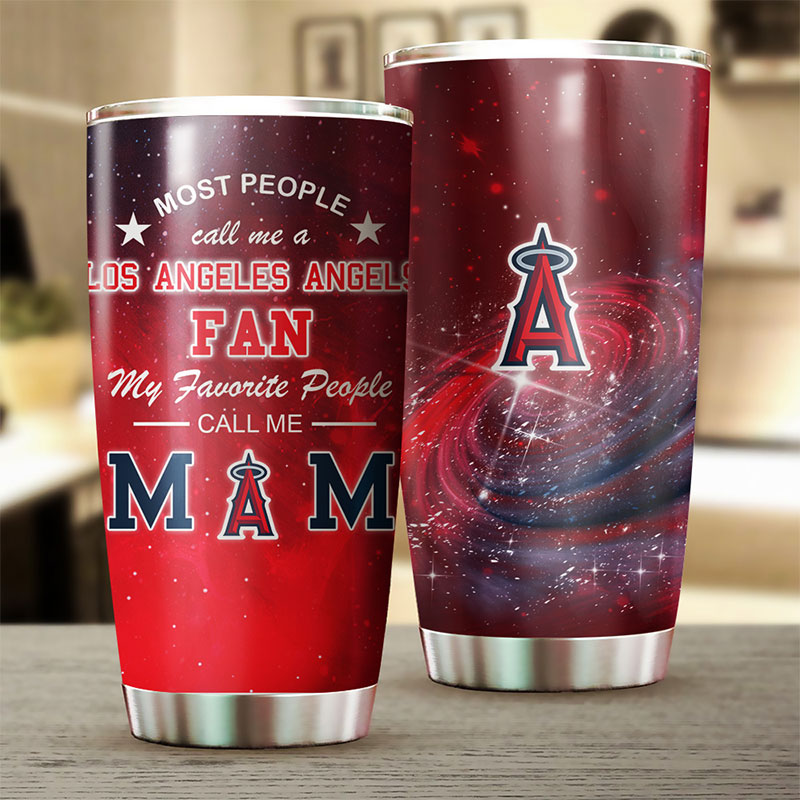 Los Angeles Angels MLB Tumbler for proud baseball moms with MLB logo - Image 2