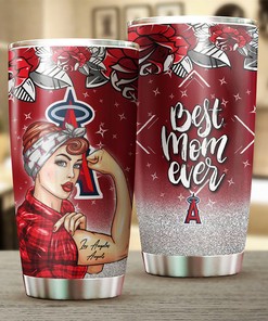 Los Angeles Angels MLB Tumbler for strong and caring Best Moms Ever with unique and stylish design
