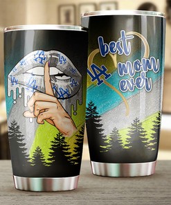 Los Angeles Dodgers Best Mom Ever MLB Tumbler for Baseball Moms