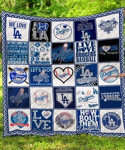 Los Angeles Dodgers LC3 Quilt Blanket for Baseball Enthusiasts
