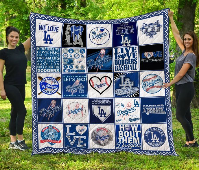 Los Angeles Dodgers LC3 Quilt Blanket for Baseball Enthusiasts