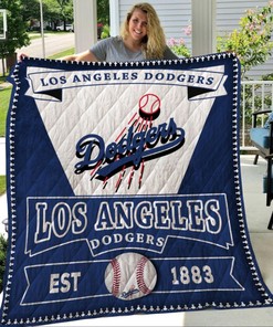 Los Angeles Dodgers LC6 Quilt Blanket - Ideal for Sports Fans