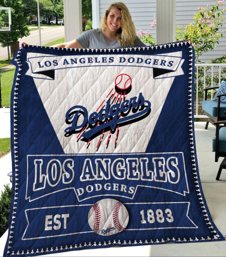 Los Angeles Dodgers LC6 Quilt Blanket - Ideal for Sports Fans