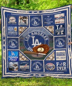 Los Angeles Dodgers MLB Quilt Bedding Set - Perfect for Fans