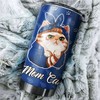 Los Angeles Dodgers MLB Tumbler for Cat Moms with MLB Logo