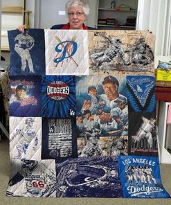 Los Angeles Dodgers Quilt Bedding Set DUP1 for Fans