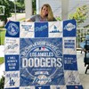 Los Angeles Dodgers Quilt Bedding Set - Stay Warm While Rooting for Your Favorite Team