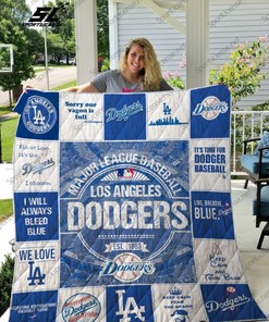 Los Angeles Dodgers Quilt Bedding Set - Stay Warm While Rooting for Your Favorite Team