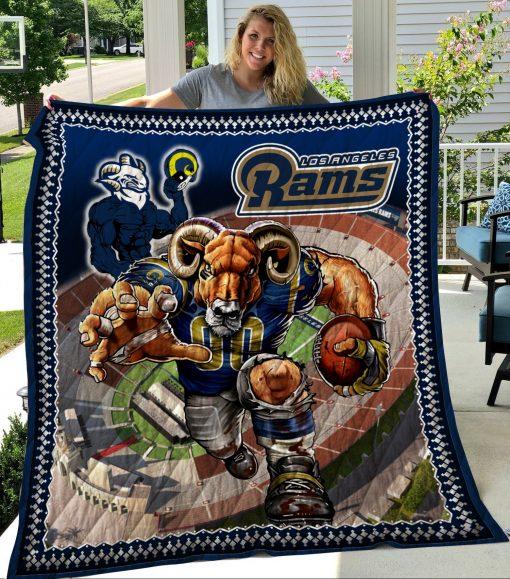 Los Angeles Rams Quilt Bedding Set LC7 for Fans