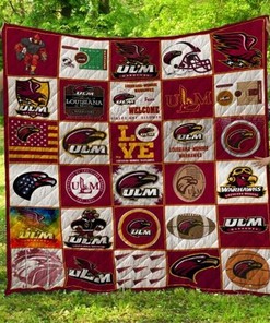 Louisiana Monroe Warhawks NCAA Collection Collected Quilt Bedding Set