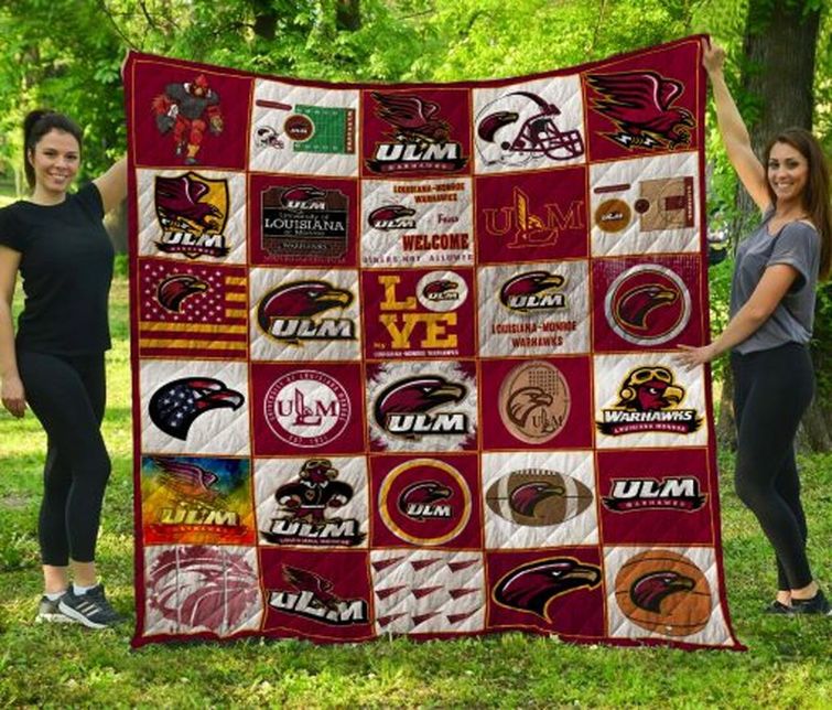 Louisiana Monroe Warhawks NCAA Collection Collected Quilt Bedding Set