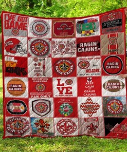 Louisiana Ragin Cajuns Legacy Quilt Blanket Set LC2