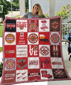 Louisiana Ragin' Cajuns NCAA Quilt Blanket - Stay Comfy with Some Ragin' Cajun Bedding