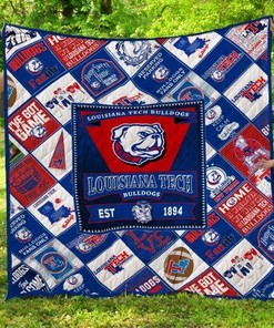 Louisiana Tech Bulldogs EST 1894 Quilt Blanket - Honoring Tradition