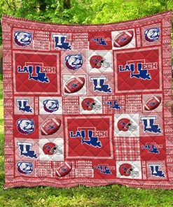 Louisiana Tech Bulldogs NFL Quilt Blanket - the Ultimate Gift for Fans