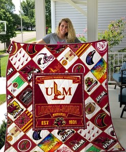 Louisiana-Monroe Warhawks EST 1931 Ncaa Quilt Bedding Set Vintage