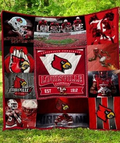 Louisville Cardinals 1912 Love NCAA Quilt Blanket - Stay Cozy with Cardinal Pride