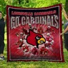 Louisville Cardinals Go Cardinals NCAA Quilt Blanket - Stay Cozy and Cheer with Cardinal Fans