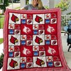 Louisville Cardinals NCAA Quilted Bed Cover for a Soft and Chic Bed
