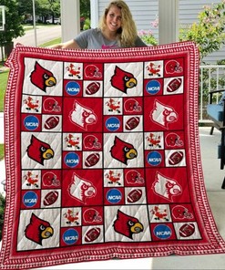 Louisville Cardinals NCAA Quilted Bed Cover for a Soft and Chic Bed