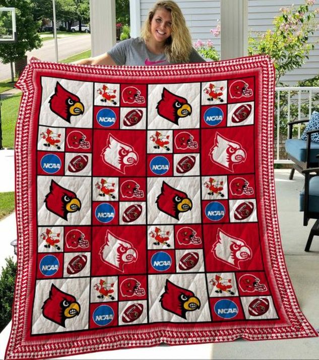 Louisville Cardinals NCAA Quilted Bed Cover for a Soft and Chic Bed
