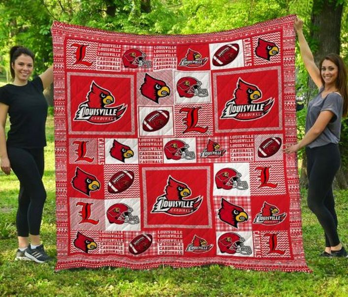 Louisville Cardinals Ncaa Quilt Bedding Set