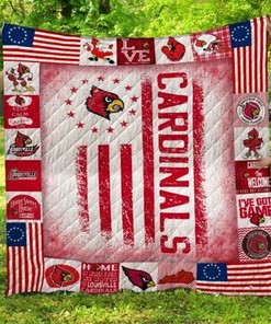 Louisville Cardinals Since 1798 NCAA Quilt Blanket - Enliven Your Room with Cardinal Spirit