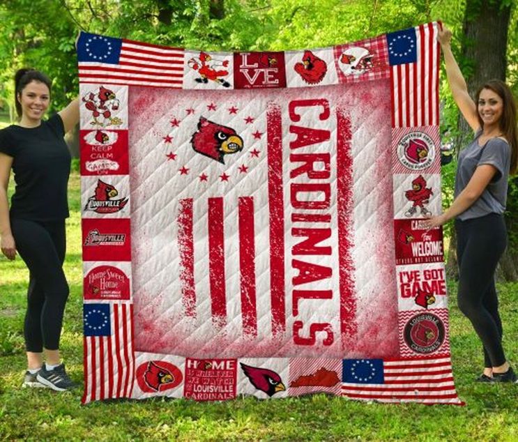 Louisville Cardinals Since 1798 NCAA Quilt Blanket - Enliven Your Room with Cardinal Spirit