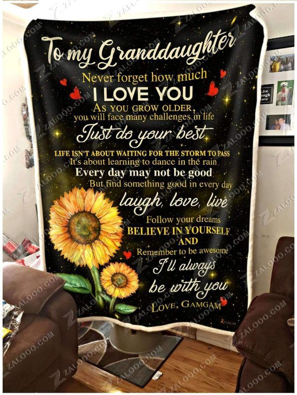 Love Filled Quilt Bedding Set for Granddaughter from Grandma