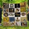 Love Georgia Tech Yellow Jackets Quilt Bedding Set with Heartfelt Design
