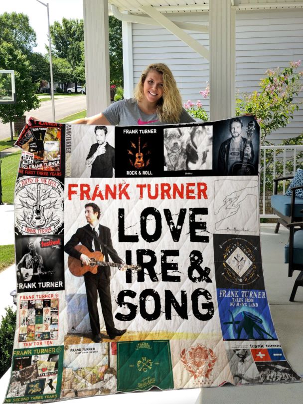 Love Ire & Song Frank Turner Fans Collection Quilt Bedding Set