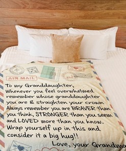 Love Letter Quilt Bedding Set for Granddaughter from Grandma