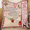 Love Mail Fleece Blanket For Daughter To Remind Her Of Your Love
