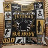 Love More Than Being a Veteran Quilt Blanket: Celebrate Your Love