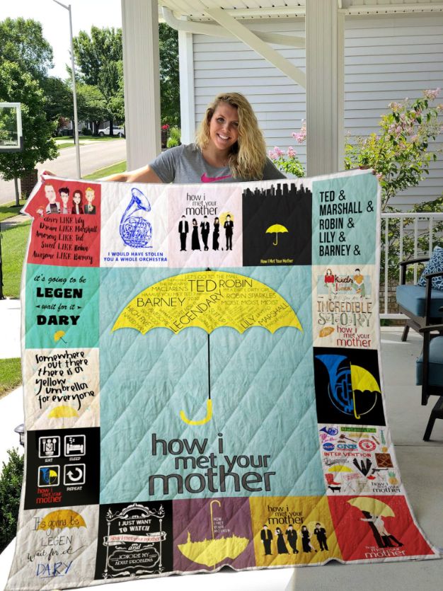 Love Quotes Lovers Must-Have How I Met Your Mother Collection Quilt Blanket
