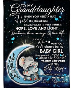 Love You to the Moon and Back Quilt Bedding Set for Granddaughter