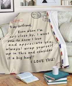 Love and Appreciation Quilt Bedding Set for Girlfriend - A Perfect Gift for Your Partner
