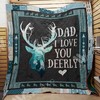 Love for Hunting Dads Quilt Bedding Set