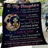 Love-filled Turtle Fleece Blanket from Mom to Daughter
