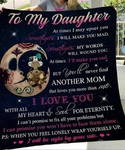 Love-filled Turtle Fleece Blanket from Mom to Daughter
